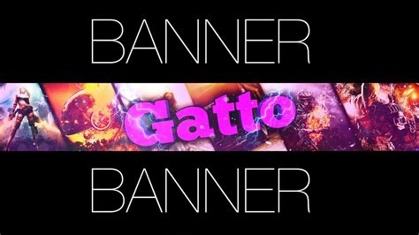 Como Hacer Un Banner Para Youtube En Photoshop Cs Y Cinema D Youtube