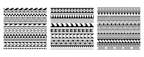 Premium Vector Maori Polynesian Tribal Geometric Seamless Vector