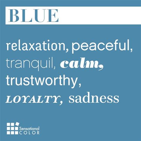 Words That Describe Blue - Sensational Color | Color ...