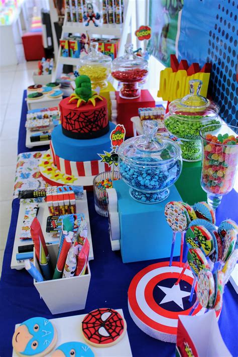 Superheroes Birthday Party Ideas Photo 1 Of 22 Catch My Party