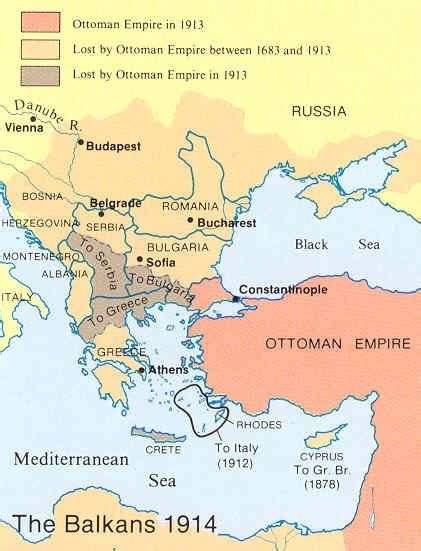 Conflicting nationalisms - By Miles Hodges | Wwi maps, Map, Balkan