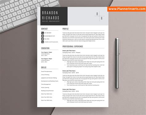 All resume and cv templates are professionally designed, so you can focus on getting the job and not worry about what font looks best. Microsoft Word CV Template, Professional CV Template ...