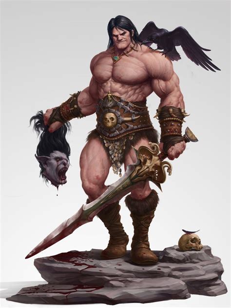 Conan By S Sb Get More Rohitanshu Conan The Barbarian Character