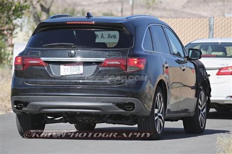 2017 Acura Mdx Caught During Testing Off