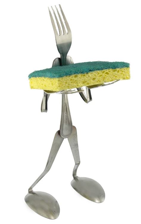 The other day i was scrolling through pinterest, as you do, and came across this photo. Sponge Holder: Inspiration only, no directions. I think I could figure out how to make this ...