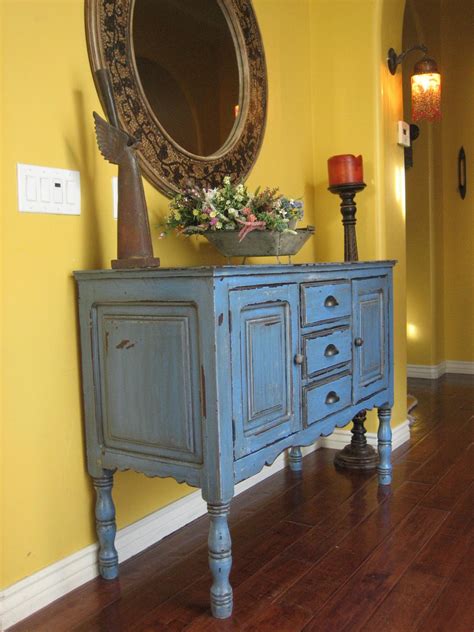 Check spelling or type a new query. European Paint Finishes: ~ Rustic Blue Buffet