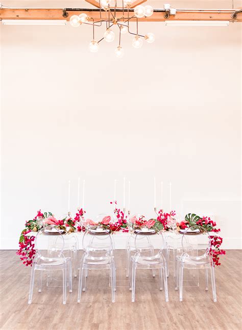 Modern Tropical Fuchsia Wedding Inspiration Inspired By This