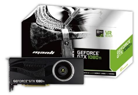 Manli Announces Geforce Gtx 1080 Ti With Blower Fan