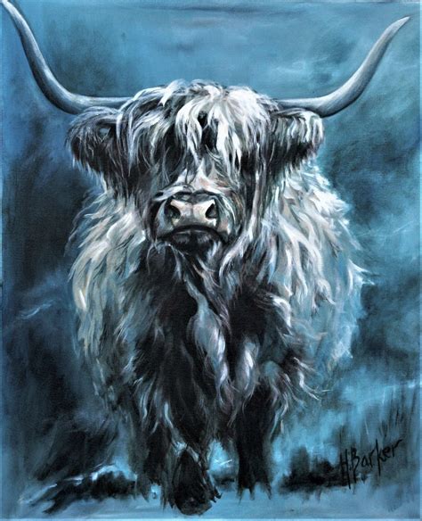 Highland Cow Art Highland Cattle Paintings And Prints By Hilary
