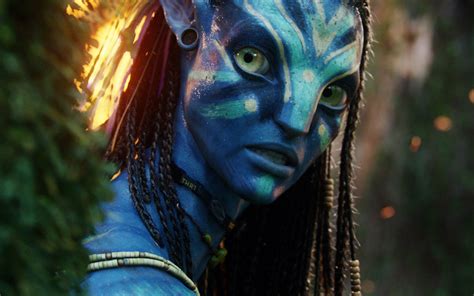 Neytiri Beautiful Warrior In Avatar Wallpapers Hd Wallpapers Id 5542