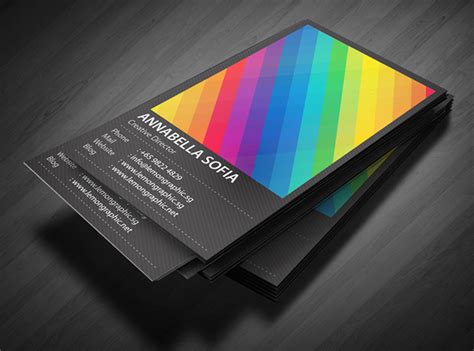 Summer cards rainbow magic handmade greeting card designs kids cards rainbow card greeting card design cardmaking. Rainbow Typography business card design - Lemon Graphic ...