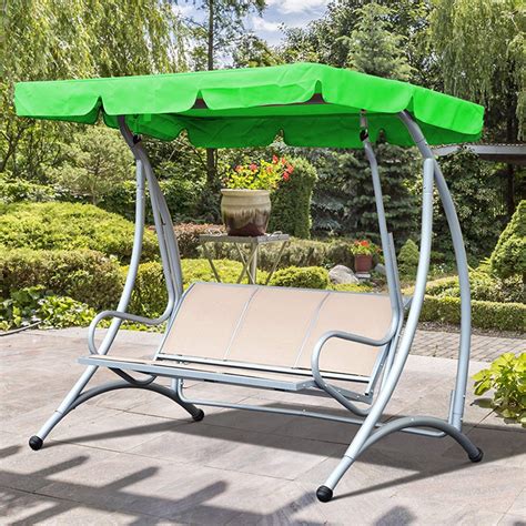 Swing Canopy Cover Bench Top Replacement Sun Shade Cover Waterproof