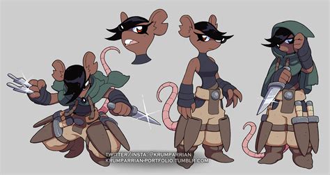 Brynza The Ratfolk Rogue Reference By Krumparrian On Newgrounds