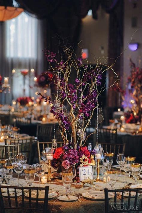 Wedluxe A Fall Wedding With A Rich Jewel Tone Colour Palette