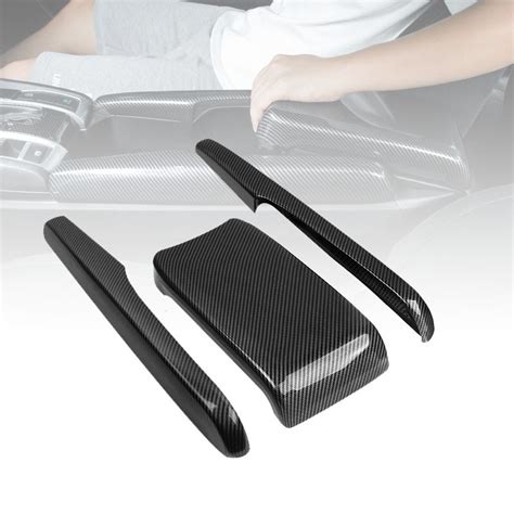 Armrest Box Protective Cover Carbon Fiber Car Central Armrest