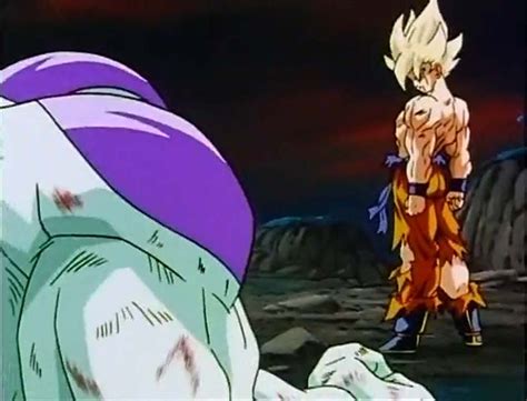 Goku y dragon ball z. Free Famous Cartoon Pictures: Dragon Ball Z Pictures: Son Goku vs Frieza Jpeg Photos