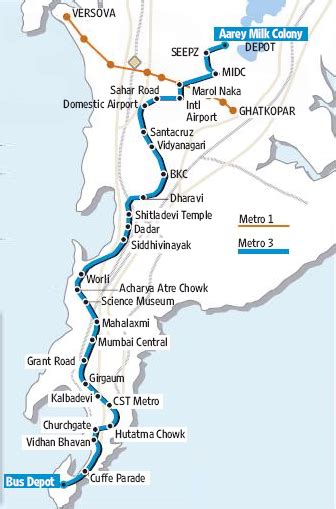 Mumbai Metro 3 A Full Underground Metro Rail Corridor