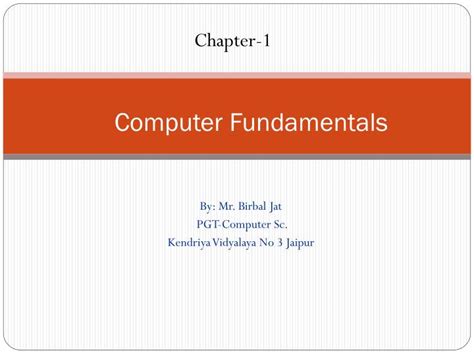 Ppt Computer Fundamentals Powerpoint Presentation Free Download Id