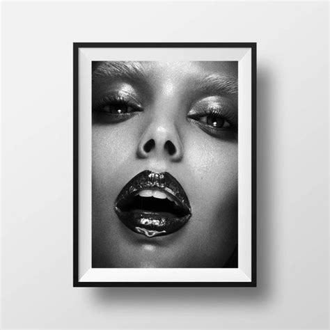 30off Vogue Model Face Poster Photography Print Vogue Italia Cover
