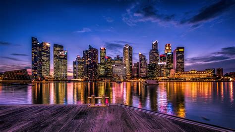 Singapore Skyline Wallpaper
