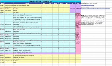 Daily Schedule Template 06 Schedule Templates Work Schedule Daily
