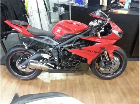 Read triumph daytona 675r review and check the mileage, shades, interior images, specs, key features, pros and cons. 2013 Triumph Daytona 675 - Diablo Red / Jet for sale on ...