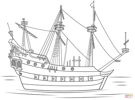 Feel free to download them and use them as your children's learning materials. Captain Hook Pirate Ship coloring page | Free Printable ...