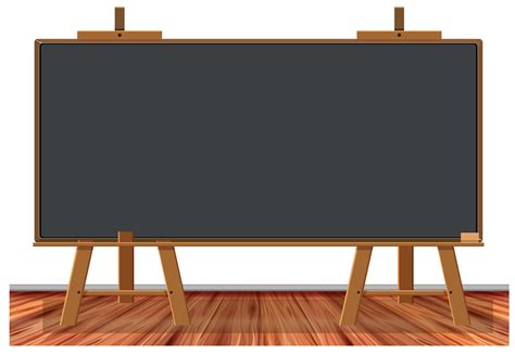 Wooden Blackboard On White Background 693573 Vector Art At Vecteezy