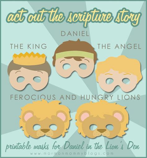 Act Out The Story Of Daniel In The Lions Den With These