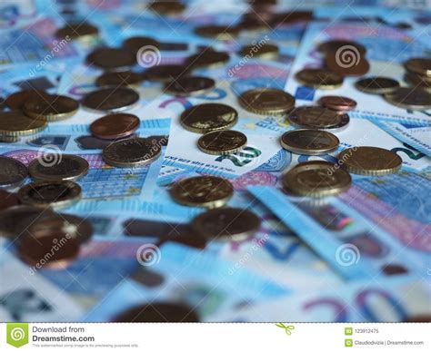 Euro Notes And Coins European Union Stock Image Image Of Cash