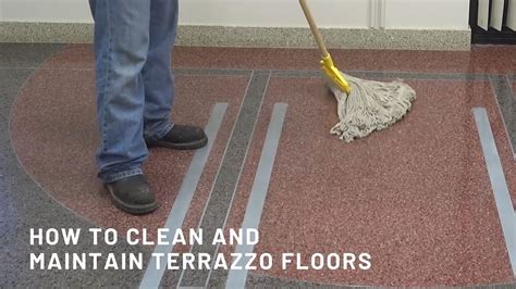 Clean Terrazzo Tile Floors