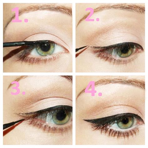 how to apply winged eyeliner for beginners all you have to do is follow the 4 simple step and