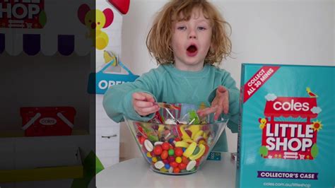 Coles Little Shop Toy Review And Blind Bag Reveals Youtube