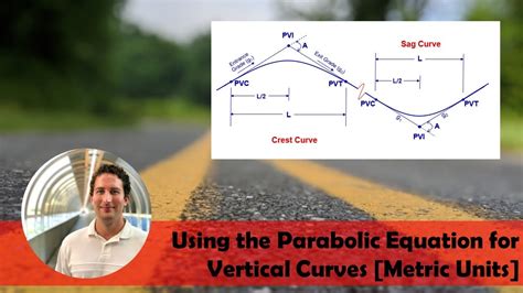 Vertical Curve Equation For Highway Design Metric Units Using