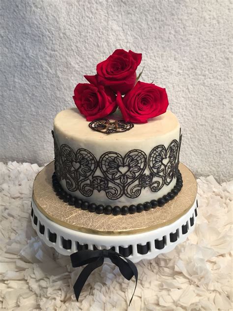 Red velvet cake can be described as a cherry flavored, crimson or scarlet chocolate cake. Red velvet cake - no fondant with magic decor icing for ...