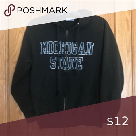 Michigan State Hoodie In 2020 State Hoodie Hoodies Sweatshirt Shirt