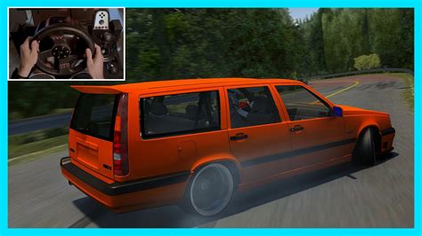 Rb26 Swapped Volvo 850r Assetto Corsa Drift W Steering Wheel Youtube