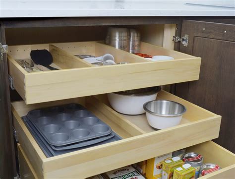 Industrial Kitchen Display Dividers Roll Out Shelves 