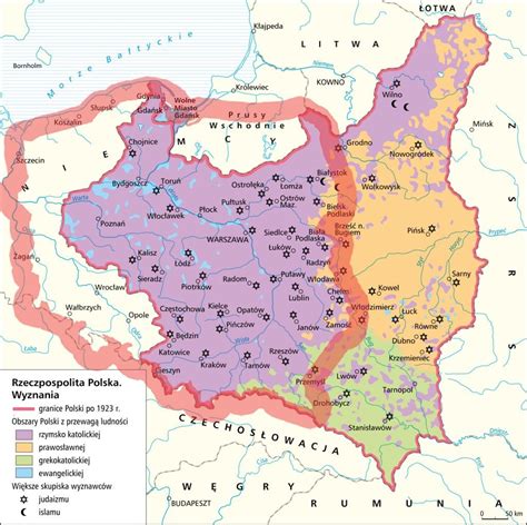 Wielokulturowa mapa Polski