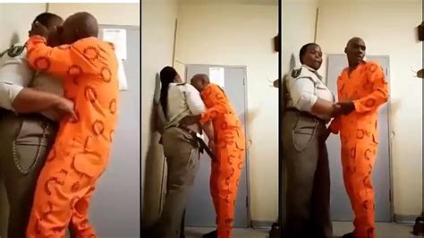 South Africa Female Prison Officer Caught On Camera Having Delicious