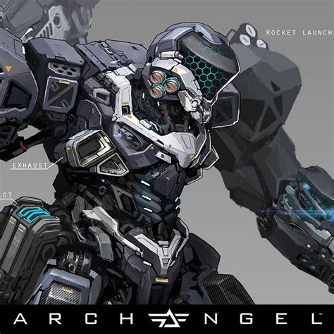 Here Are Some Concepts Ive Done For The Archangel Mech Final Version