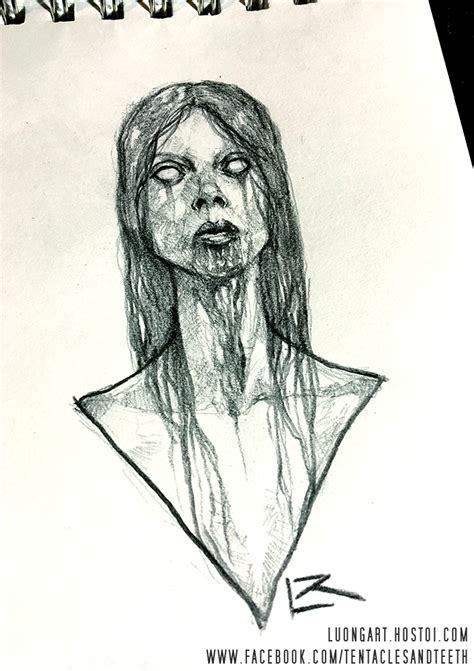 Possessed Woman Sketch By Tentaclesandteeth On Deviantart