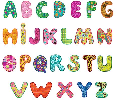 Abecedario Infantil Cute Alphabet Lettering Alphabet Applique Letters