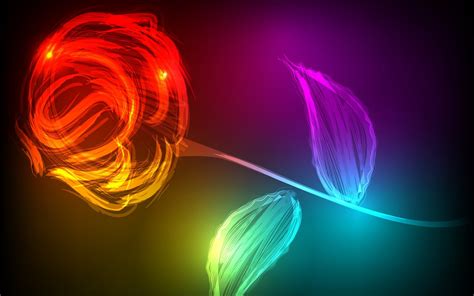 Flowers Colorful Digital Art Wallpapers Hd Desktop And Mobile