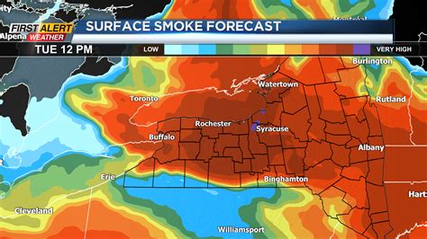 First Alert Weather Tracking Wildfire Smoke For Another Couple Days