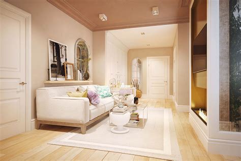 Feminine Living Room Interior Design Ideas