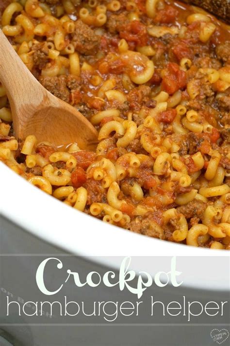 Homemade crock pot apple cider. Crockpot hamburger helper recipe · The Typical Mom