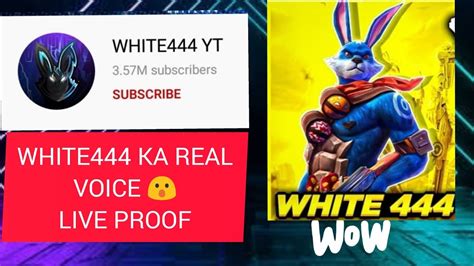 White 444 Ka Real Voice Mill Gaya Live Proof😯😯😯😯😯😯 Youtube
