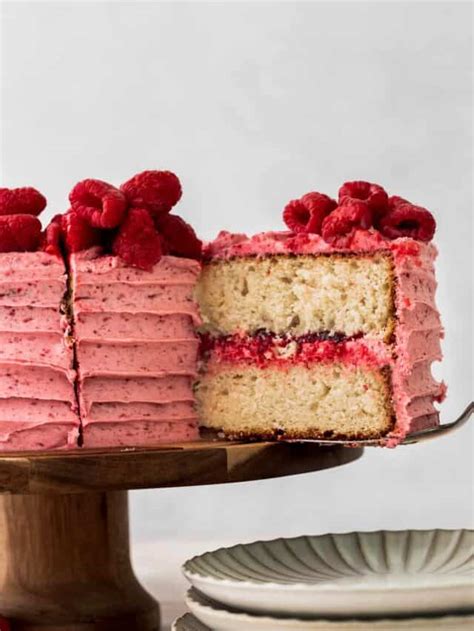 Vanilla Raspberry Cake Stephanies Sweet Treats