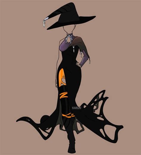 Fancy Witch Clothes Design Concept Clothing Fantasy Clothing